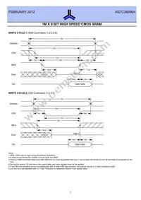 AS7C38096A-10BIN Datasheet Page 7