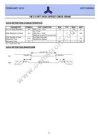 AS7C38096A-10BIN Datasheet Page 8