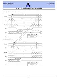 AS7C38098A-10BINTR Datasheet Page 7