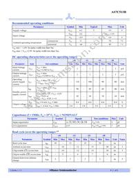 AS7C513B-15JCN Datasheet Page 3