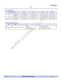 AS7C513B-15JCN Datasheet Page 8
