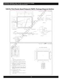 AS8C803625-QC75N Datasheet Page 19