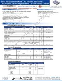ASCSM-32.000MHZ-LR-T Datasheet Cover