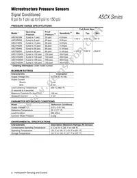 ASCX15DN-90 Datasheet Page 2