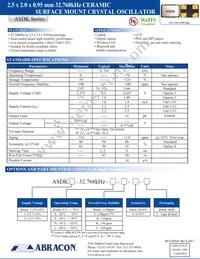 ASDK1-32.768KHZ-LRT Datasheet Cover