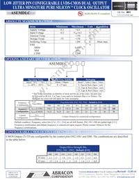 ASEMDLC-LR Datasheet Page 3