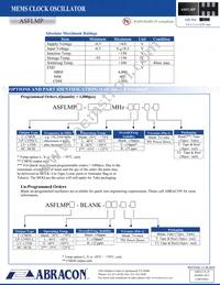 ASFLMPLP-25.000MHZ-C-T Datasheet Page 3