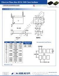ASFLMX-100.000MHZ-5ABD Datasheet Page 2