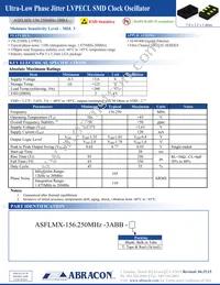 ASFLMX-156.250MHZ-3BBA Datasheet Cover