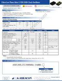 ASFLMX-212.500MHZ-3ABB Cover