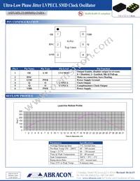 ASFLMX-25.000MHZ-5ABA Datasheet Page 3