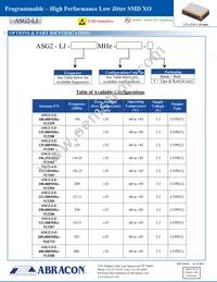 ASG2-LJ-400.000MHZ-513297 Datasheet Page 3