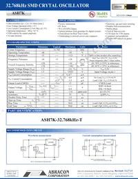 ASH7K-32.768KHZ-T Datasheet Cover