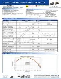 ASH7KW-32.768KHZ-L-T Datasheet Cover