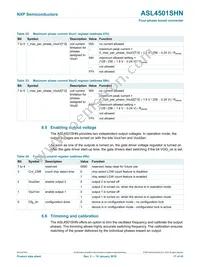ASL4501SHNY Datasheet Page 17