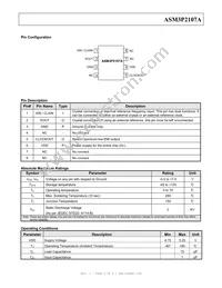 ASM3P2107AF-08SR Datasheet Page 2