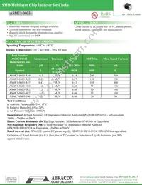 ASMCI-0603-100N-T Datasheet Cover