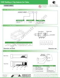ASMCI-0805-R47M-T Datasheet Page 2