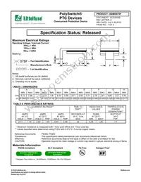 ASMD075F-2 Datasheet Cover