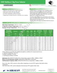 ASMPH-0603-R22M-T Datasheet Cover