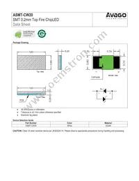 ASMT-CW20 Datasheet Cover