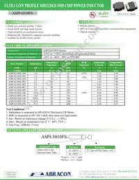 ASPI-0310FS-1R5N-T2 Datasheet Cover