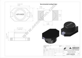 ASPI-0403S-4R7M-T Datasheet Cover
