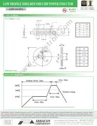 ASPI-0418FS-2R2M-T3 Datasheet Page 3