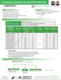 ASPI-0615FS-3R3N-T2 Datasheet Cover
