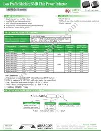 ASPI-2410-220M-T2 Datasheet Cover
