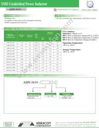 ASPI-5619-470 (4K/REEL) Datasheet Cover