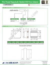 ASPI-6045S-750M-T Datasheet Page 3
