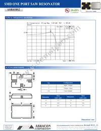 ASR418S2-T Datasheet Page 2