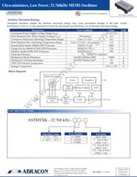 ASTMTXK-32.768KHZ-LG-T3 Datasheet Page 2