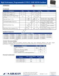 ASTMUPLPV-500.000MHZ-LJ-E-T3 Datasheet Page 2