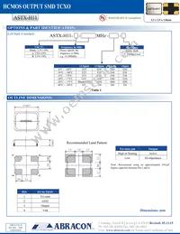 ASTX-H11-44.000MHZ-I25-T Datasheet Page 2