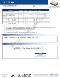 ASTXR-12-26.000MHZ-511741-T Datasheet Page 2