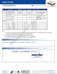 ASTXR-12-26.000MHZ-511911-T Datasheet Page 2
