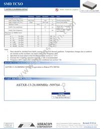 ASTXR-13-26.000MHZ-509764 Datasheet Page 2