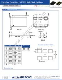 ASVMX-25.000MHZ-5ABC Datasheet Page 2