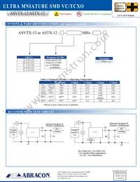 ASVTX-12-C-40.000MHZ-T Datasheet Page 2