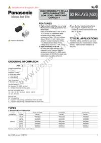 ASX220A06 Datasheet Cover