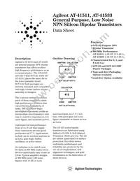 AT-41533-TR1 Datasheet Cover