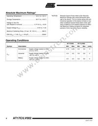 AT17C002-10JC Datasheet Page 8