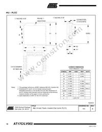 AT17C002-10JC Datasheet Page 18