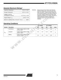 AT17C002A-10QI Datasheet Page 7