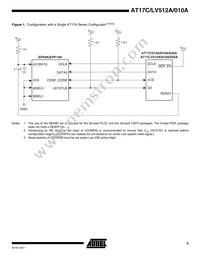 AT17C010A-10QI Datasheet Page 5