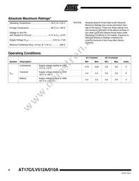 AT17C010A-10QI Datasheet Page 8