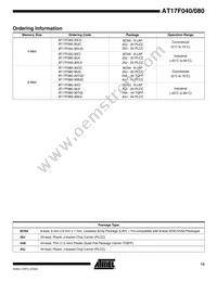 AT17F080-30TQI Datasheet Page 13