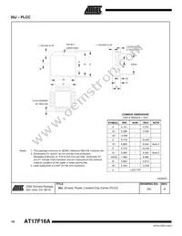 AT17F16A-30JI Datasheet Page 14